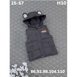 Жилет H10 т.серый