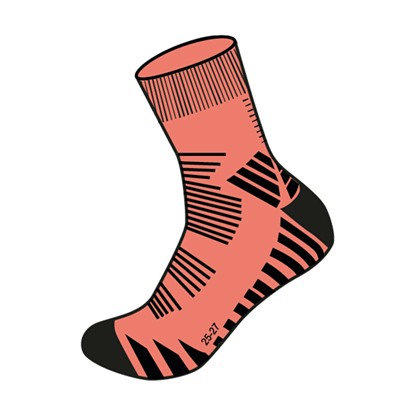 Термоноски трикотажные для девочек (низкие)