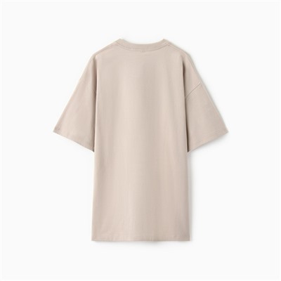 Футболка женская KAFTAN: Basic line, бежевая, размер 40-42