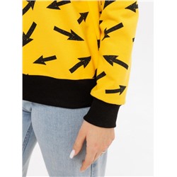 Толстовка женская ТЖ-36 (Желтые стрелочки)