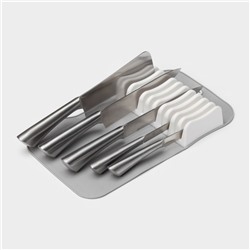 Подставка для ножей Griten, 37.5×20×5 см, серая