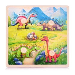 Пазл-вкладыш "Эра динозавров"