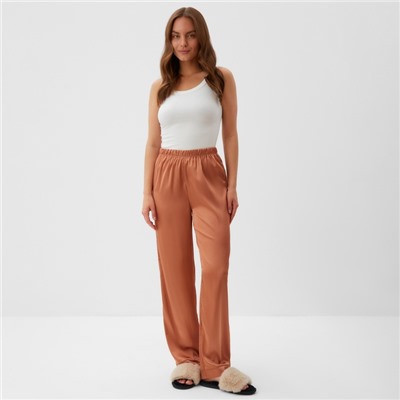 Брюки домашние женские KAFTAN Terracotta, размер 52-54