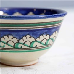 Пиала узбекская Риштанская Керамика «Узоры», 120 мл, d=9.5 см, МИКС