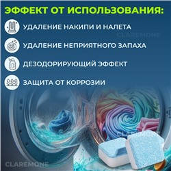 Очиститель для стиральных машин, 16 таблеток