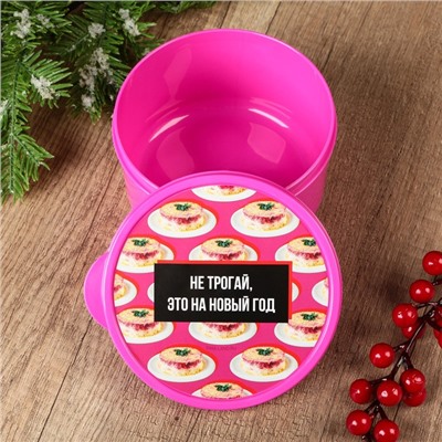 Ланч - бокс новогодний «Не трогай, это на новый год», 500 мл