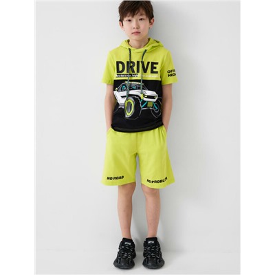 Комплект трикотажный для мальчиков: джемпер (футболка), шорты