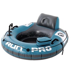 Надувное кресло-плот с сетчатым дном River Run Pro 56843NP  INTEX