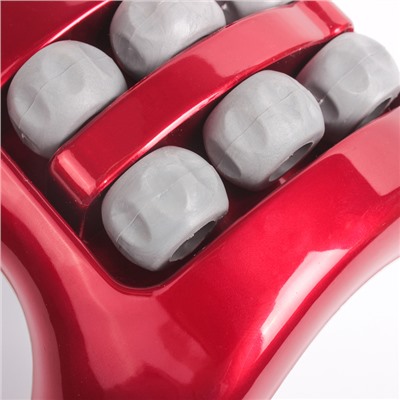 УЦЕНКА Массажёр электрический для ног, роликовый, USB, 220 В, 15×12 см, от батареек 3×ААА