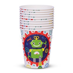 Набор посуды одноразовой "Робот" стаканы (10 шт)