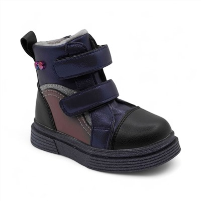 Ботинки демисезонные PV229-1-2 черно синие