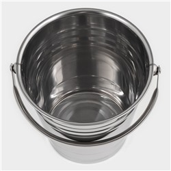 Ведро для льда «Классик», 17×16×15 см, нержавеющая сталь