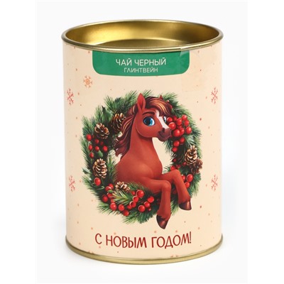 Чай подарочный в тубусе «С Новым годом», 50 г