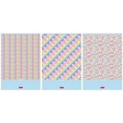 Тетрадь А4  80л клетка "Pattern Collection" (066127) Хатбер