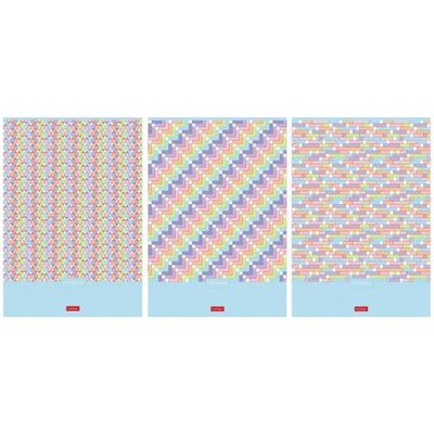 Тетрадь А4  80л клетка "Pattern Collection" (066127) Хатбер