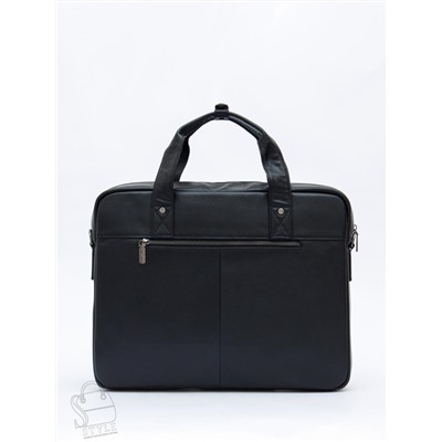 Портфель мужской кожаный 816XXL black Fuzhiniao в Новосибирске