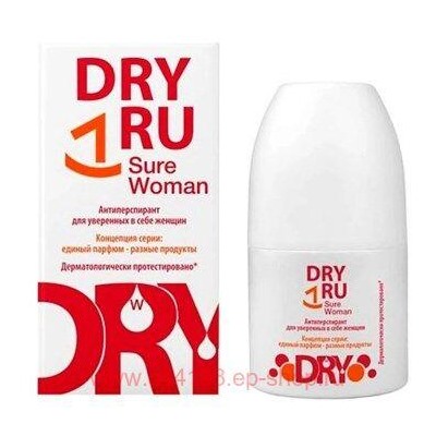 Dry Ru Sure Woman Антиперспирант для уверенных в себе женщин 50 мл