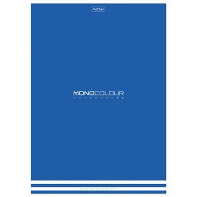 Тетрадь А4  96л линия "MONOCOLOUR" мат.лам (093583) Хатбер