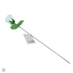 Цветок искусственный в виде розы, 35-40 см, пластик, 4 цвета