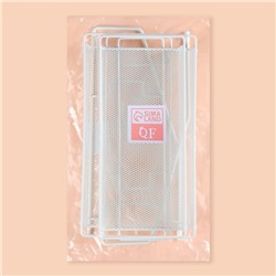 Органайзер для хранения, двухуровневый, 31×32×16.5 см, белый