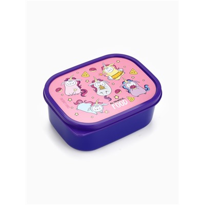 Ланч - бокс прямоугольный «Единороги», 500 мл