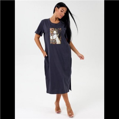 Платье Рамона (Темно-серый)