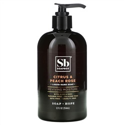 Soapbox, Reviving Moisture Liquid Hand Soap, Citrus & Peach Rose, 12 fl oz (354 ml)