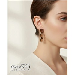 Серьги с кристаллами Swarovski, Изящные серьги с кристаллами Swarovski