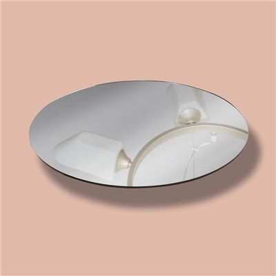 Зеркало настенное, круглое, акриловое, 5 шт., без рамы, d=14 см