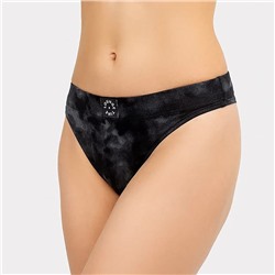 Трусы женские бразильяно Mark Formelle, чёрные, размер 48 (L)