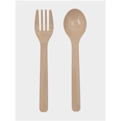 Ланч - бокс контейнер для еды Доляна «Завтрак», 1.1 л, 3 ячейки, вилка, ложка, 22×16×6.5 см, пластик, бирюзовый