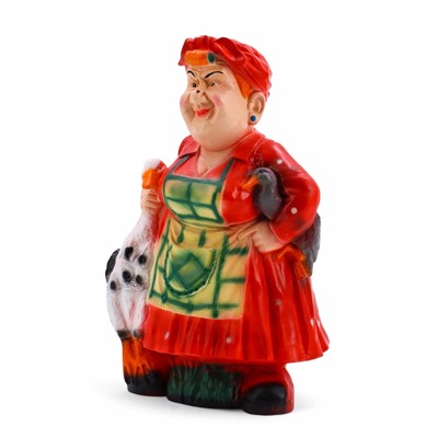 Садовая фигура из гипса «Тёща с гусями», 52×33×79 см