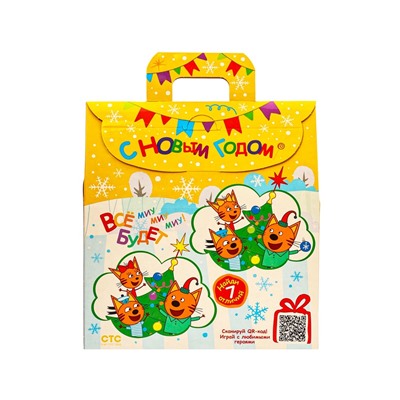 Сладкий новогодний подарок «Три кота», детский, 470 г