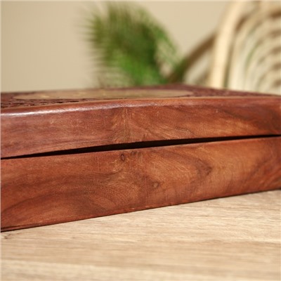 УЦЕНКА Шкатулка «Идеал», 30×20×9 см, дерево