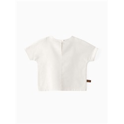 Футболка детская MINAKU, цвет молочный, рост 140 см