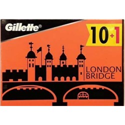 Лезвия для бритья классические двусторонние Dʤɪˈlett London Bridge 11шт.(10X11шт. =110 лезвий) в коробке (Оригинал)
