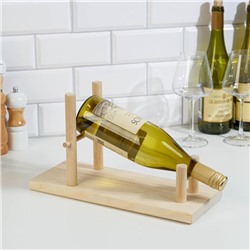Полка - подставка под бутылку Добропаровъ, 34.5×14×20, дерево