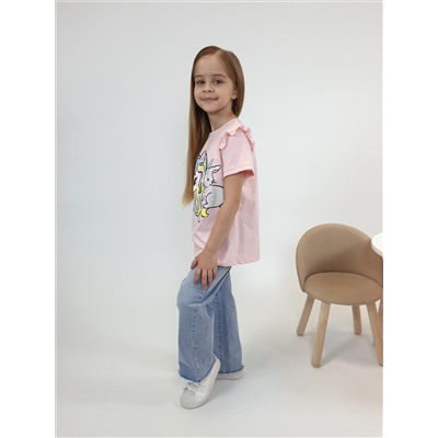 3-65-3. (Фуфайка для девочки, Лунева )