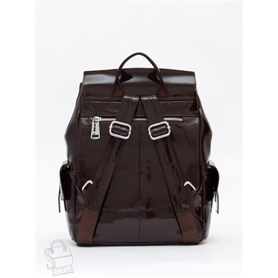 Рюкзак женский кожаный 18337-8 coffee Polina&Eiterou  в Новосибирске