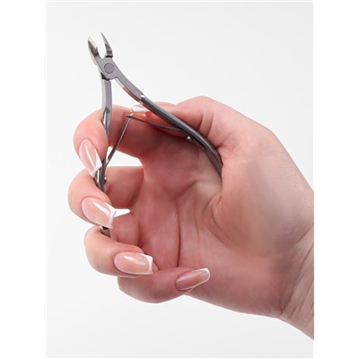 Кусачки маникюрные для кутикулы, двойная пружина, 10.5 см, длина лезвия-8 мм