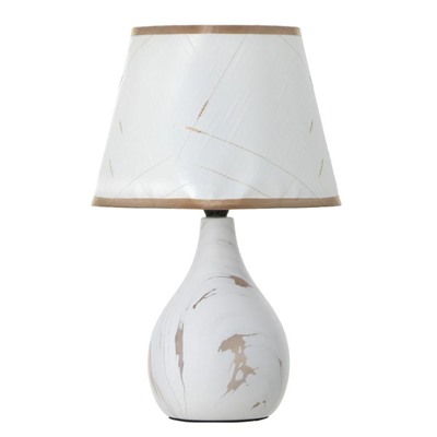 Лампа настольная 16614/1WT E14 40 Вт белый 22.5×22.5×35.5 см RISALUX