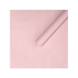 Плёнка для цветов упаковочная матовая «Розовая пудра», 0.5×8 м, 55 мкм