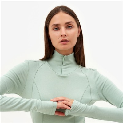 Термобельё женское (лонгслив, лосины) MINAKU, изумруд, размер 46