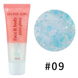 Глиттер гель Seline Girl Face And Body Glitter Party