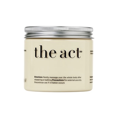 Масло для тела массажное The Act твёрдое, кокос, 170 г