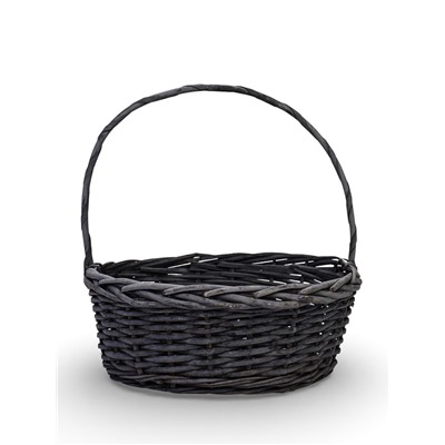 Набор корзин 3 шт ИВА 36x36x14 30x30x12 25x25x11 см ПЛЕТ ручка h=23/20/17 см