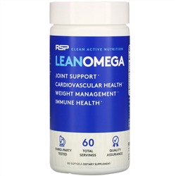 RSP Nutrition, LeanOmega, 120 Softgels