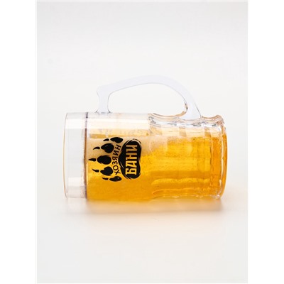 Пивная кружка охлаждающая «Хозяин бани», 420 мл, двойные стенки