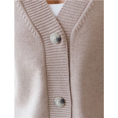 Кардиган из пряжи с кашемиром