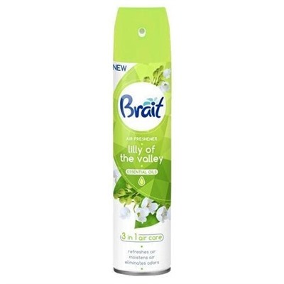 Освежитель воздуха BRAIT 3в1 Lily of the valley, аромат Ландыша 300мл